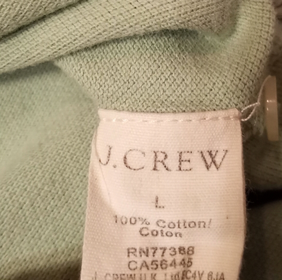 J.Crew Classic Polo Mens Sz. LG Pale Mint Green - Picture 4 of 4